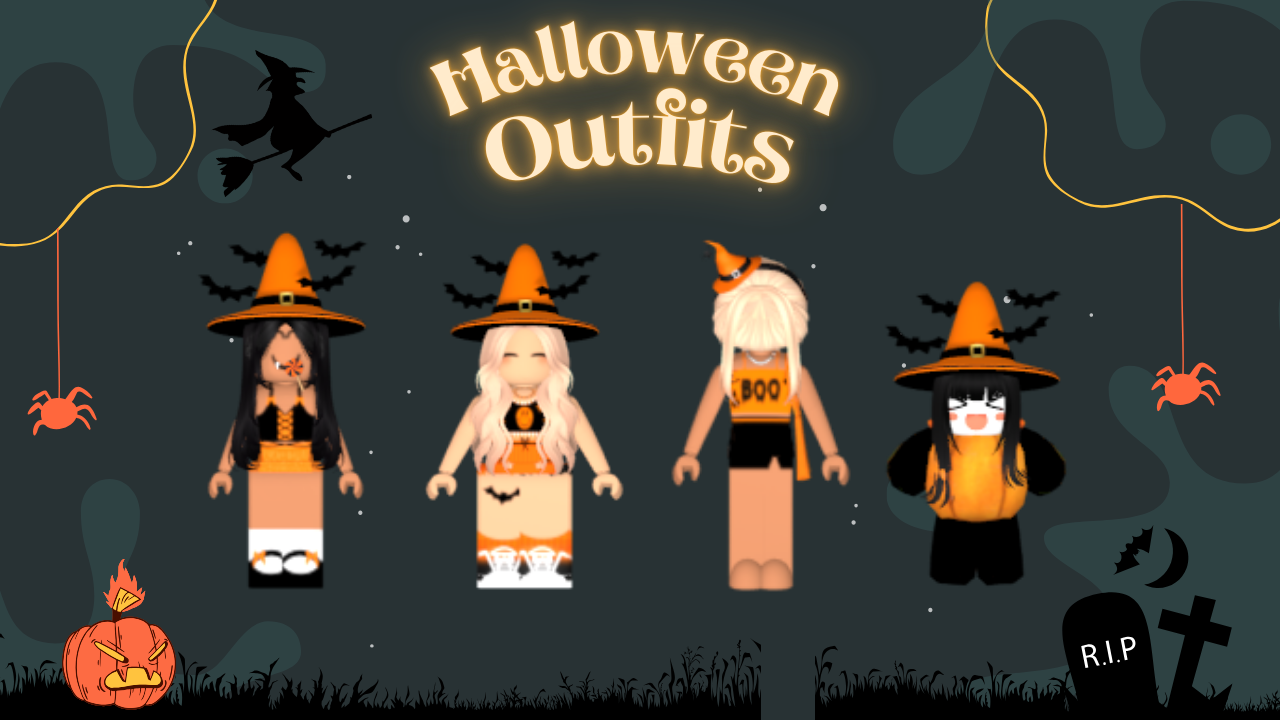 Top 4 Modelos de Outfit de Halloween para Personagens Femininas no Roblox